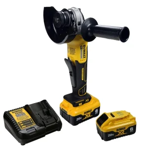 Dewalt DCG413R2 20V MAX XR 4.5″ Brushless Paddle Switch Small Angle Grinder Kit - view 2