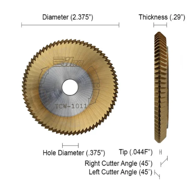 Ilco TCW-1011 Milling Cutter (BC0209XXXX)