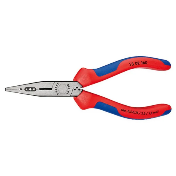 Knipex Electricians’ Pliers, 6 1/4″, Multi-Component Grips (1302160)