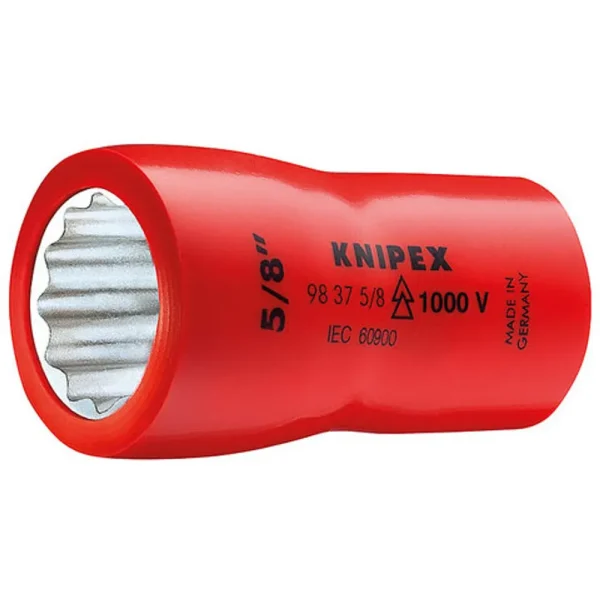 Knipex 9/16″ Hexagon Socket 3/8″ Drive-1000V Insulated (98379/16″)