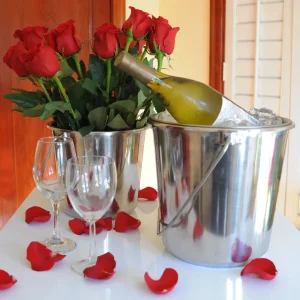 AmeriHome Assorted Stainless Steel Buckets, 3-Piece Set (SSB3PK) - view 2