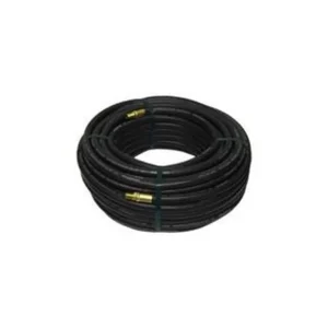 Goodyear 100′ x 3/8″ Rubber Air Hose Black 250 PSI With 1/4″ NPT Fittings (12760)