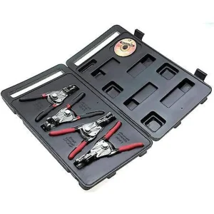 Ratchet Master QRP4S-P Quick Release Plier 4 Piece Set with Case