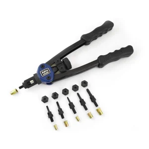 Astro Pneumatic 13″ Hand Rivet Nut Setter Kit with 60 Rivet Nuts (1442)
