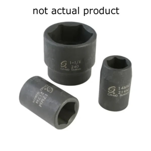 Sunex 1/2″ Dr. 12 Pt. 13mm Driveline Limited Clearance Impact Socket (213ZUMDL)
