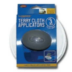 Carrand The Gripper 5″ Wax Applicator Pads 3-Pack For Vehicle Wax (40122)