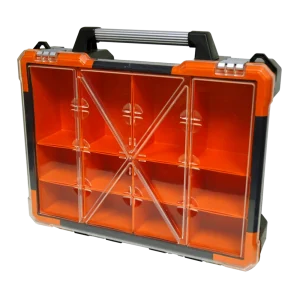Homak 12-Bin Portable Plastic Tool Storage Organizer (HA01112019)