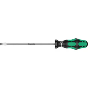 Wera 05110011001 Kraftform 334 Screwdriver Flared Slotted Tip 8mm x 175mm