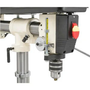 Shop Fox 1/2 HP 34″ Bench-Top Radial Drill Press with Sliding Headstock (W1669) - view 4