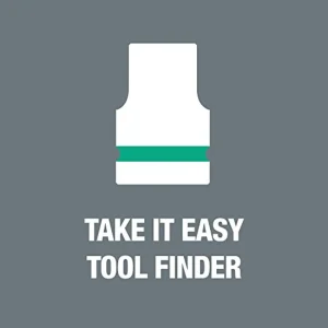 Wera Hex Bit Socket Set – 3/8″ Drive, 9-Piece, Metric (05003973001) - view 3