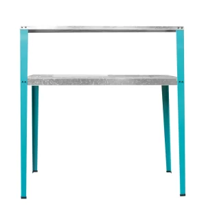 AmeriHome GPBENCH-TL Multi-Use Steel Table/Work Bench with Teal Legs - view 4