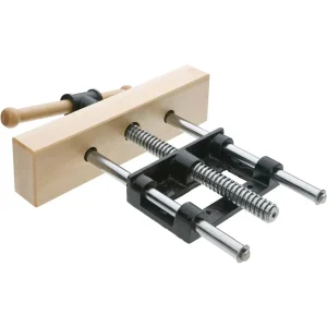 Shop Fox 13 Inch Large Capacity Heavy Duty Cabinet Makers Front Vise Birch Jaw (D4648) - view 2