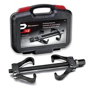 Powerbuilt 648628 Strut Coil Spring Compressor Tool Kit, Compress, Remove