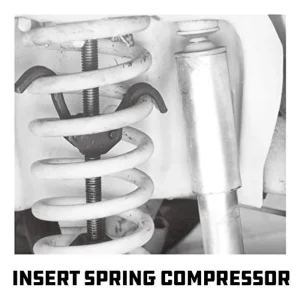 Powerbuilt 648628 Strut Coil Spring Compressor Tool Kit, Compress, Remove - view 4