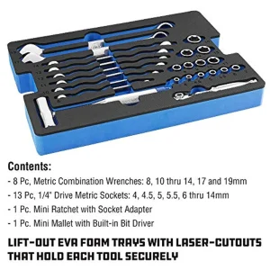 Powerbuilt 642411 83 Pc. 420J2 Stainless Steel Marine Boat Repair Tool Set - view 2