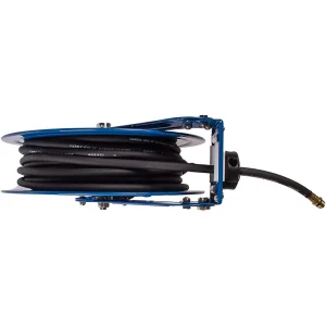 RapidAir R-03075 3/8″ by 75′ Dual Arm Auto Rewind Hose Reel, 3/8 I.D x 75′, Blue - view 3