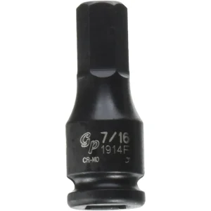 Grey Pneumatic 3/8″ Drive x 7/16″ Hex Driver Socket (1914F)