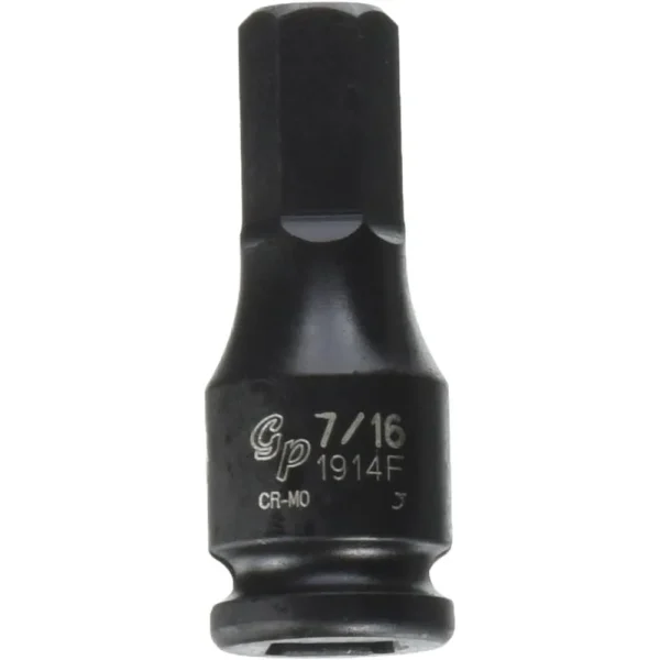 Grey Pneumatic 3/8″ Drive x 7/16″ Hex Driver Socket (1914F)