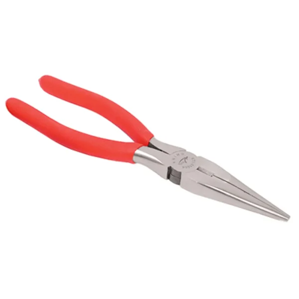 K Tool 51008 Needle Nose Pliers, 8″ Long, with Side Cutter, Vinyl Grips