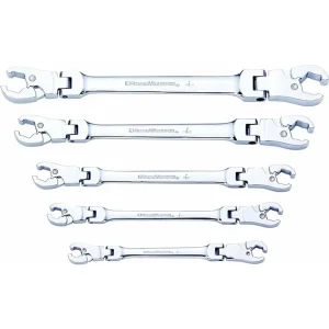 Gearwrench 89100 5 piece Ratcheting Socket SAE Flare Nut Wrench - view 3