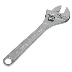 K Tool 48008 Adjustable Wrench, 8″ Long, 1″ Jaw Capacity, Chrome Plated