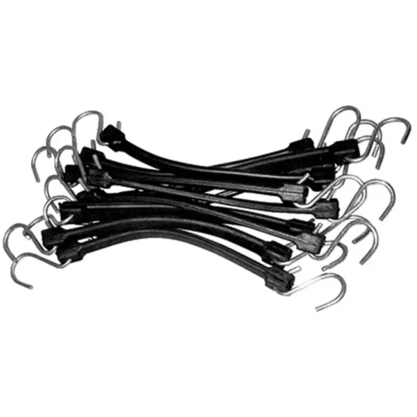 K Tool 73850 Stretch Cords 21″ EPDM Rubber Strap – 10 Pack