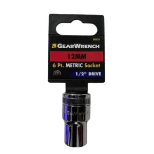 Gearwrench 80624 1/2″ Drive 6 Point Metric Socket 12mm
