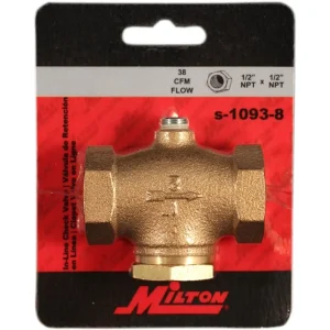 Milton S1093-8 In-Line Check Valves 1/2″ FNPT - view 2