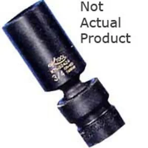 K Tool 32418 Impact Socket, 3/8″ Drive, 9/16″, 6 Point, Flex, Deep