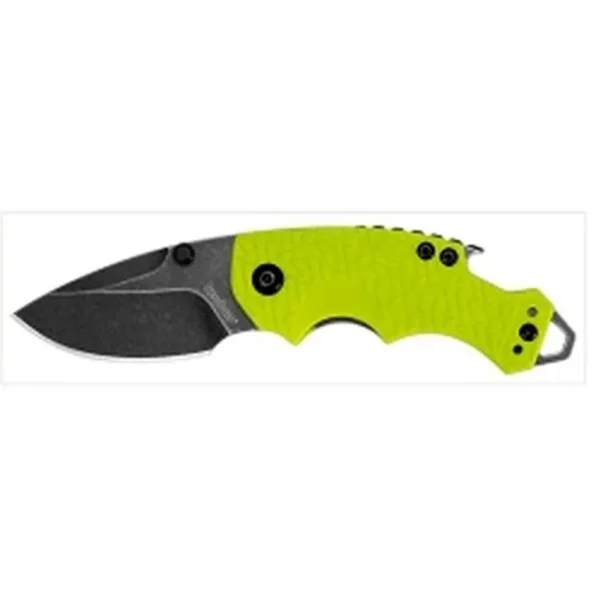 Kershaw 8700LIMEBW Shuffle BlackWash Finish Knife, Lime Green