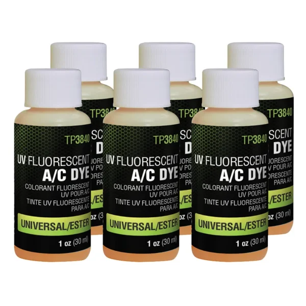Tracerline TP3840-1P6 UV Fluorescent A/C dye Universal/Ester 1 Oz, 6 bottles