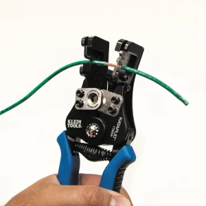 Klein Tools 11063W Wire Cutter and Stripper, for 8-20 AWG Solid and 10-22 AWG - view 2
