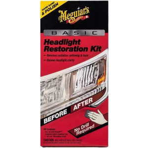 Meguiars G2960 Basic Headlight Restoration Kit Plastic Cleaner & Polish Kit - view 2