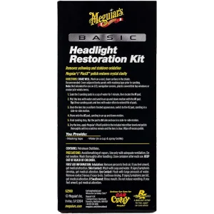 Meguiars G2960 Basic Headlight Restoration Kit Plastic Cleaner & Polish Kit - view 3