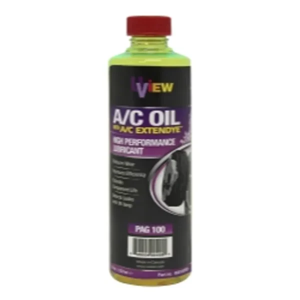 Uview PAG 100 A/C Oil With ExtenDye High Performance Lubricant, 8 oz. (488100PBD)