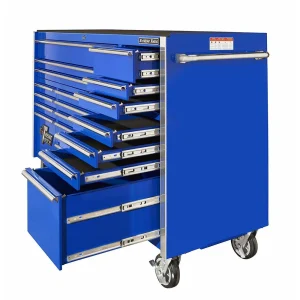 Extreme Tools Blue 72″ 19-Drawer Roller Cabinet (RX722519RCBL) - view 2