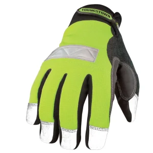 Youngstown Glove 08-3710-10-XL Safety Lime Waterproof Winter Glove X-Large
