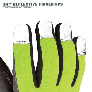 Youngstown Glove 08-3710-10-XL Safety Lime Waterproof Winter Glove X-Large - view 3