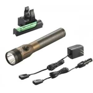 Streamlight Stinger Color-Rite LED Flashlight, Mud Brown, w/ Piggyback Charger (75691)