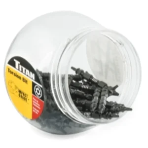 Titan Tools 16180-50 50 Piece 2-1/2″ TT-10 Double End Torsion Bit Display