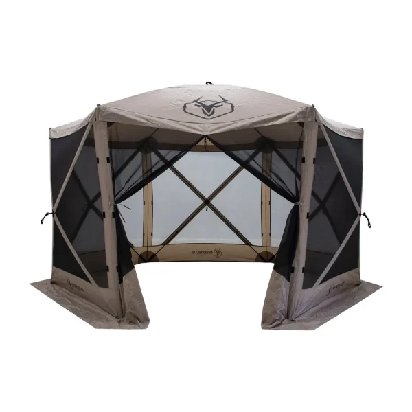 Gazelle G6 Pop-Up Portable 6-Sided Gazebo Screen Tent, Desert Sand (GAZEGG601DS)