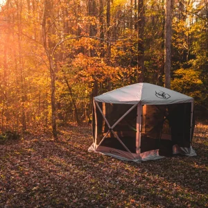 Gazelle G6 Pop-Up Portable 6-Sided Gazebo Screen Tent, Desert Sand (GAZEGG601DS) - view 3