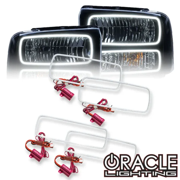 Oracle Lighting 2005 Ford Excursion LED Headlight Halo Kit (3974-001, 3974-330, 3974-333, 3974-334, 3974-335, 3974-504)