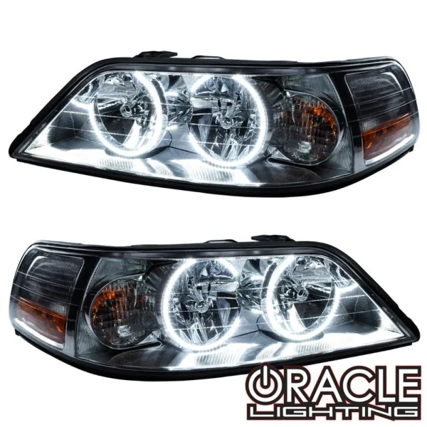 Oracle Lighting 2005-2011 Lincoln TownCar Pre-Assembled LED Halo Headlights (7085-001, 7085-002, 7085-003, 7085-004, ...