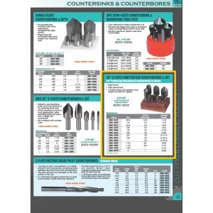 HHIP 7/8″ 82 DEGREE 6 FLUTE HIGH SPEED STEEL CHATTERLESS COUNTERSINK (2001-3875) - view 3