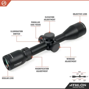Athlon Optics Argos HMR 2-12×42 AHMC SFP IR MOA Reticle (214008) - view 3
