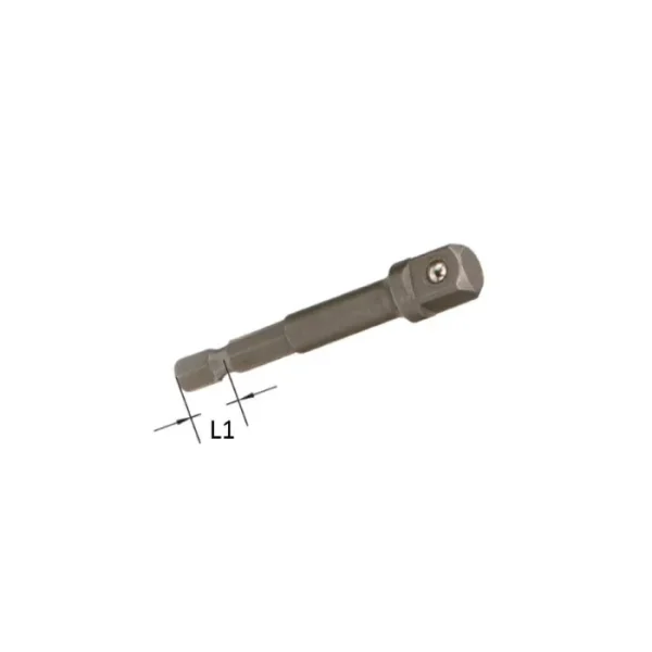 1/4″ Hex Dr. 1/2″ Square Dr. Spinner Handle (for Electric Drill) 2.5″ (65mm) Length
