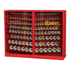 131 Piece 1/2″ Dr. Metric Deep Hand Socket Display (12 pt.)