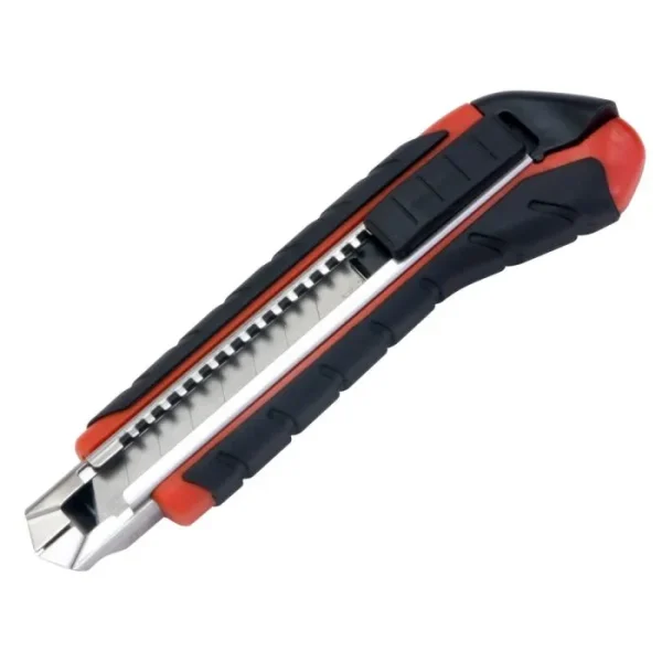 Genius Tools Heavy Duty Auto-Loading Snap-off Knife with 4 x SK-2 0.5mm Blades – KN-4018