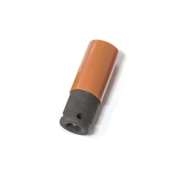 Genius Tools 1/2″ Dr. 21mm Thin Wall Deep Impact Socket w/Plastic Sleeve – 448521W